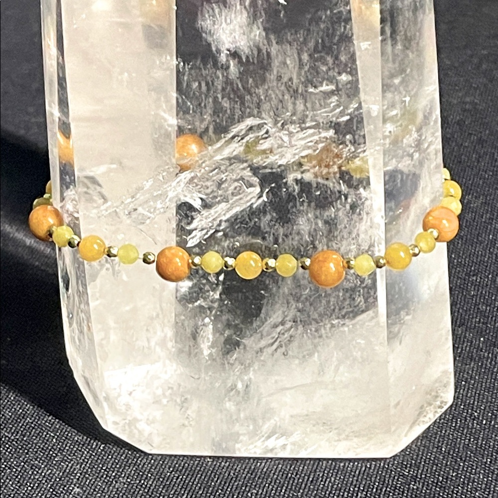 Jade Chakra Stretch Bracelet - Harmony